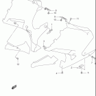 GS500F Under cowling installation parts (gs500fk4 / k5 / ...