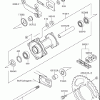 RM65 Задняя ступица колеса