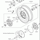 VZ1600 MARAUDER Заднее колесо и цепь
