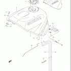 GSX-R1000 Топливный бак (модель K3)