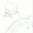 DR-Z400S Переднее крыло (модель k2)