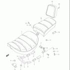 LS650P SAVAGE Seat (model t / v / w / x / y / k1)