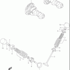 DR-Z400S Распределительный вал  /  клапана