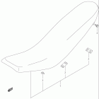 DR-Z400, E Сиденье (model k2 / k3 / k4)