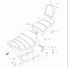 LS650P SAVAGE Сиденье (model k2 / k3 / k4)