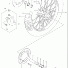 DR-Z400S Заднее колесо
