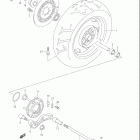 VL1500, B INTRUDER Rear wheel (model w / x)