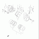 VL1500, B INTRUDER Front caliper (model w)