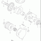 DR-Z400S Масляный насос