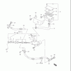 VL1500, B INTRUDER Rear master cylinder (model w / x / y / k1)
