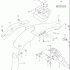 DR-Z400S Заднее крыло (model k2 / k3 / k4)