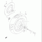VL1500, B INTRUDER Front wheel (model w / x / y / k1)