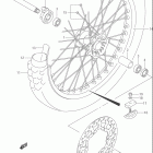 DR-Z400, E Переднее колесо