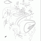 VL1500, B INTRUDER Side cover (model k4)