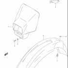 DR-Z400, E Front fender (model y / k1)