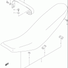 DR-Z400S Сиденье (model k2 / k3 / k4)