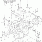 DR-Z400, E Головка цилиндра