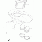 VL1500, B INTRUDER Воздухозаборник