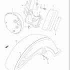 VL1500, B INTRUDER Front fender (model w / x)