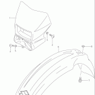 DR-Z400S Переднее крыло  (model k3 / k4)
