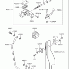 RM-Z250 Главный тормозной цилиндр,передний