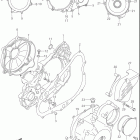DR-Z400S Крышки картера