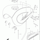 VZ800 MARAUDER Топливный бак (модель Y ~ f.no.103782)