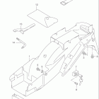 GSX750F KATANA Заднее крыло (модель w / x / y / k1 / k2)