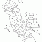 TL1000R Передняя головка цилиндров