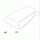 GSX-R750 Seat tail box (model k2)