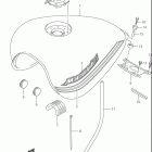 VZ800 MARAUDER Топливный бак (модель k2 / k3)