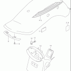 VZ800 MARAUDER Заднее крыло (модель K3)