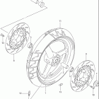 GSF600S BANDIT Переднее колесо