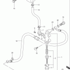 GSF600S BANDIT Задний торм цилиндр