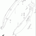 GSX750F KATANA Frame cover (model w / x)