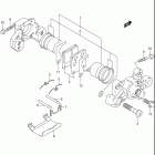 GSX-R600 Задний суппорт