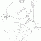 GSX600F KATANA Топливный бак (модель k2 / k3)