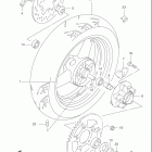 GSX750F KATANA Заднее колесо