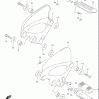 GSX750F KATANA Footrest (model w / x / y)