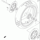 GSX600F KATANA Передние колеса (модель K3)