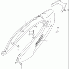 GSX750F KATANA Frame cover (model k3)