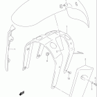 VZ800 MARAUDER Front fender (model k1 / k2 / k3)