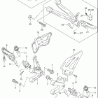 GSX-R750 Подножки