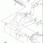 GSX-R750 Задний качающий рычаг(модель k2 / k3)