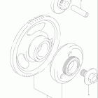 GSX600F KATANA Муфта стартера