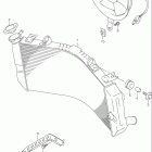 GSX-R750 Радиатор