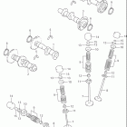 TL1000R Распределительный вал  /  клапана