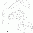 VZ800 MARAUDER Front fender (model w / x)