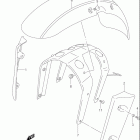 VZ800 MARAUDER Front fender (model v)