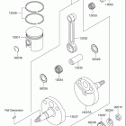 RM60 Crankshaft / piston